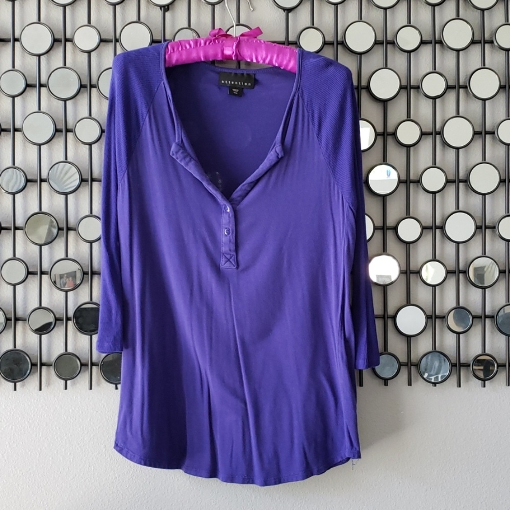 Attention purple top